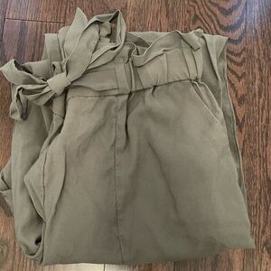 Chic tie waist Pants